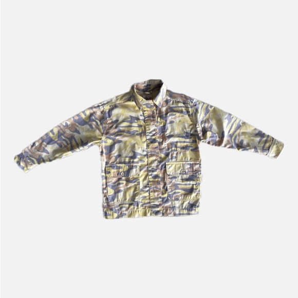 Pastel Colors Camo Denim Jacket size S - Picture 3 of 16